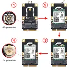 M.2 ключ к Мини PCI-E беспроводная карта NGFF преобразователь Экспресс-адаптер для Intel AX200 AX210 9260NGW 8260NGW 8265NGW