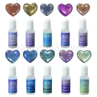 10 Цвет s Цвет переключения жемчужный пигмент Aurora Хамелеон-смолы пигментных чернил комплект Цвет s изменить смолы Цвет ant краситель смолы искусство ремесла