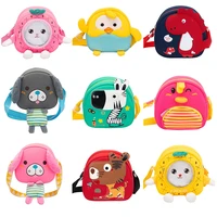 greatop fashion kids schoolbag 3d lovely dog girls crossbody bags cute animals design children shoulder bag escola