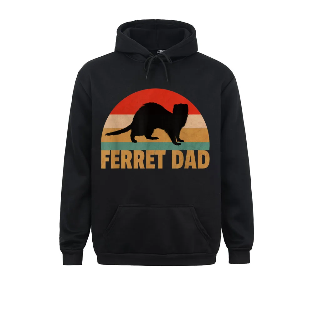 

Company Funny Ferret Retro Pet Ferret Dad Vintage Gift Sweatshirts Men's Hoodies Long Sleeve Winter Fall Hoods