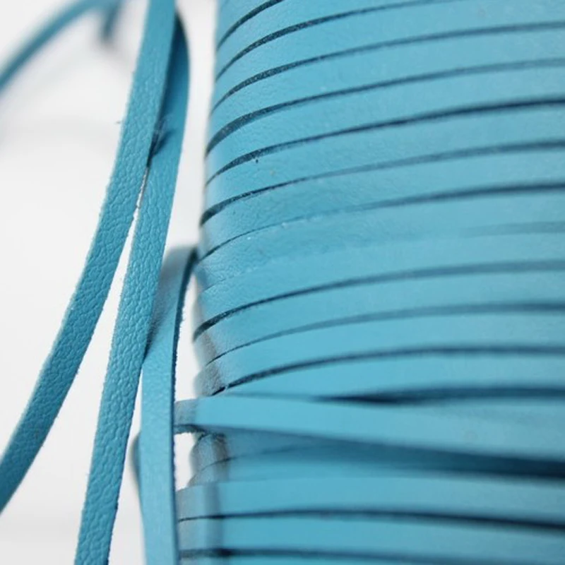 Лакированная искусственная мягкая замша AaaZee 10 ярдов 3 мм кожа с синим покрытием