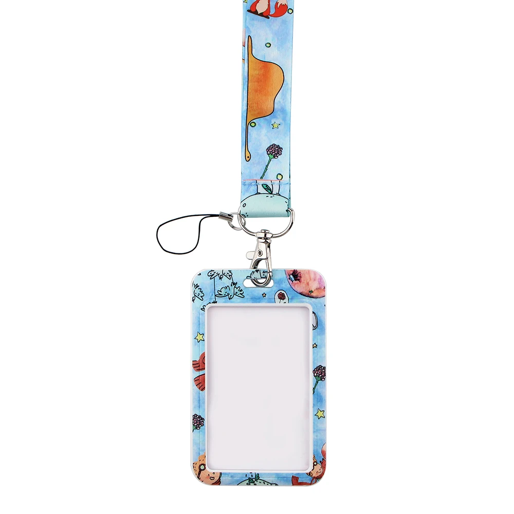 LT411 аниме иконы лиса шейный ремешок брелок держатель ID карта пропуск повесить