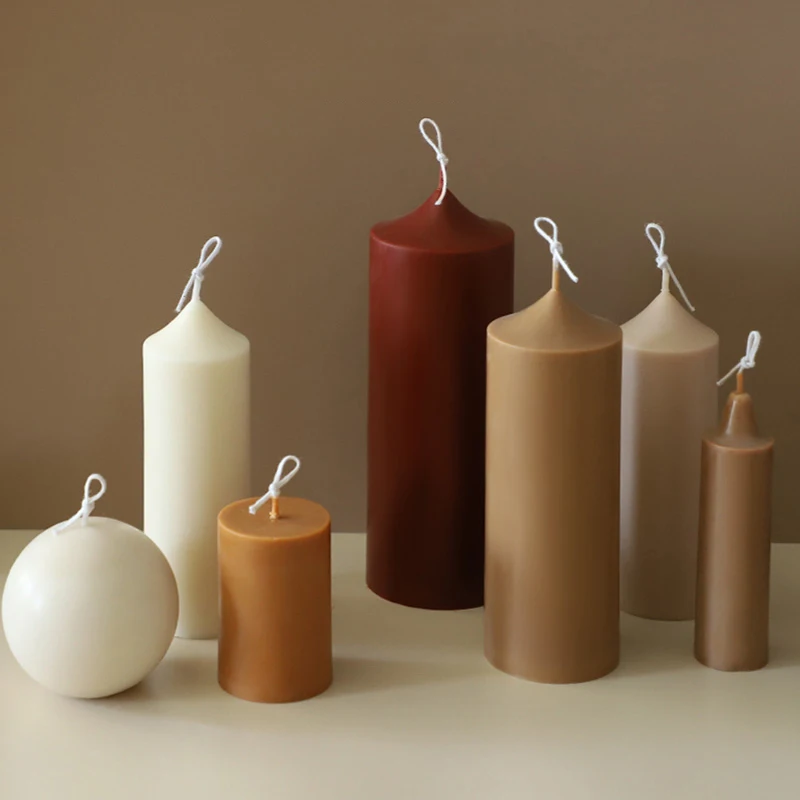 Ertical полоса акриловые аквариумы лампы в форме свечи формы поставки DIY ребра глины