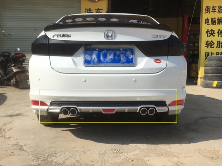 Задний спойлер для Honda City бампер высокого качества из АБС пластика задний
