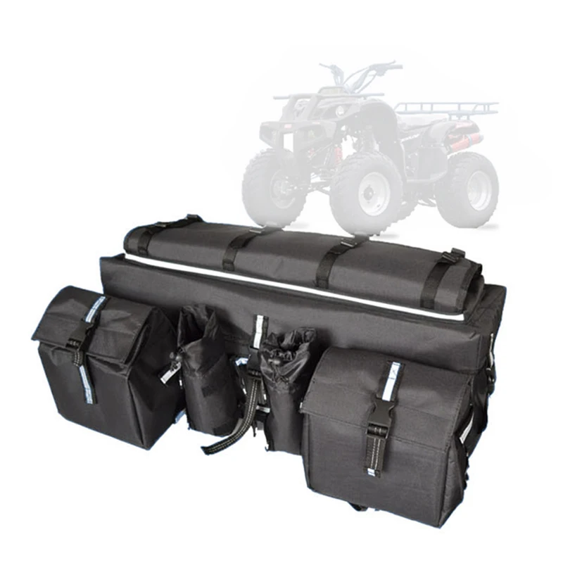 

ATV Mountain Bike Rear Shelf Luggage Bag Travel Bag Finishing Storage Bag Large Capacity Accessories 600D Oxford Luggage Carrier