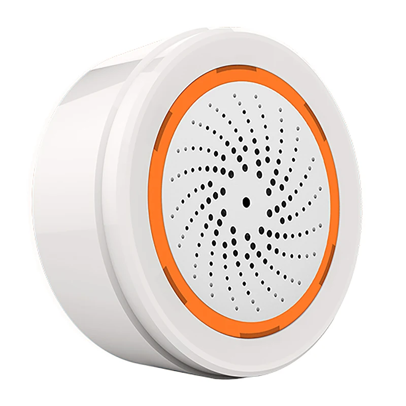 

Tuya Zigbee Smart Siren Alarm with Temperature and Humidity Sensor Works with TUYA Smart Hub