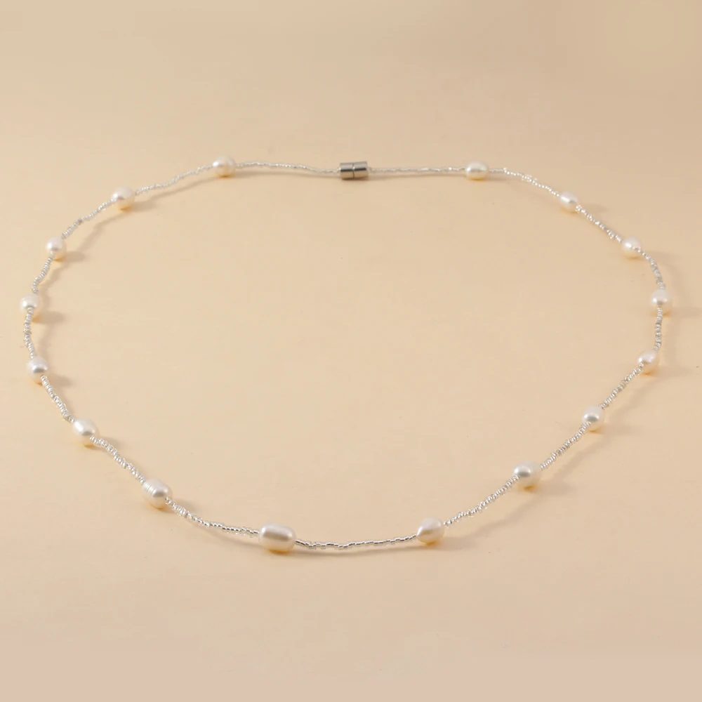 Женское Ожерелье жемчужное ожерелье используйте метод магнитное соединение