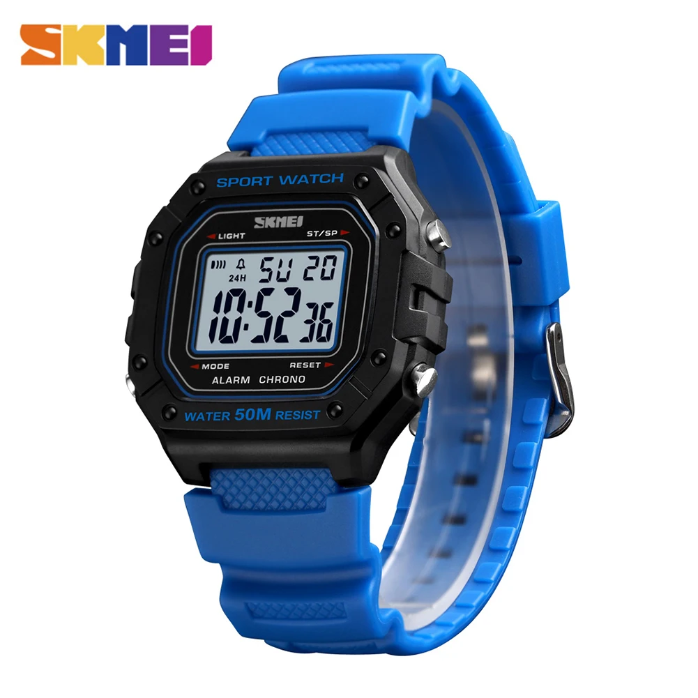 

SKMEI Fashion Digital Watch Men Outdoor Sport Wristwatch Waterproof Countdown Chronograph Military Clock Relogio Masculino 1496