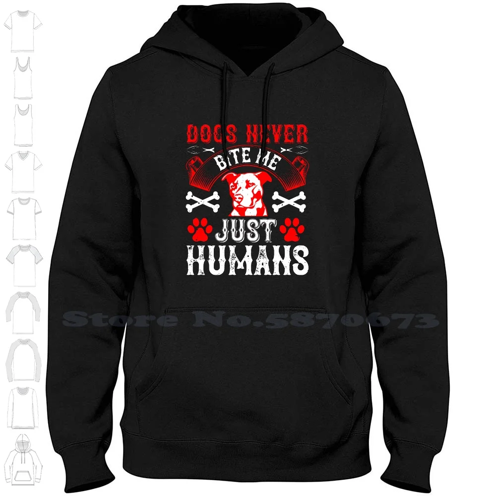 Собаки никогда не кусают меня. Спортивная толстовка с капюшоном Just Human уличная