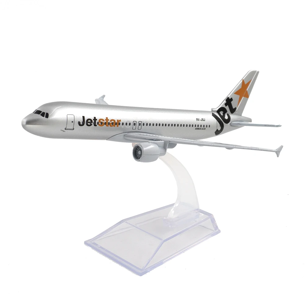 1/400 масштаб самолета Airbus A320 Jet Star Airways 16 см модель из сплава игрушки для детей