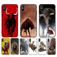 yinuoda bull fight phone case for iphone 11 8 7 6 6s plus x xs max 5 5s se 2020 xr 11 pro cover