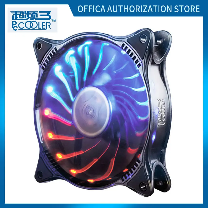 Pccooler звездное небо 120 мм 12V/4Pin Процессор Вентилятор охлаждения PWM интеллигентая