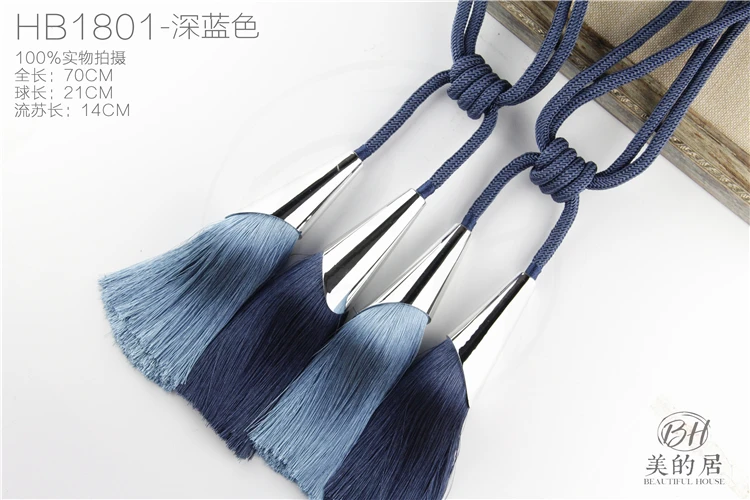 

2 Pcs Luxury Simple and Modern Metal Curtain Tassels Curtain Hanging Ball Double Balls Curtain Tiebacks Curtain Accessories