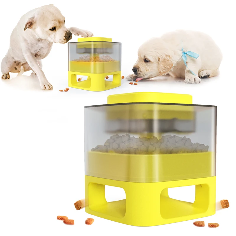 Automatic Feeder for Dog Cat Interactive Increases IQ Food Dispensing Slow Feed Bowl Anti-slip Bottom Pet Supplies Dog Products
