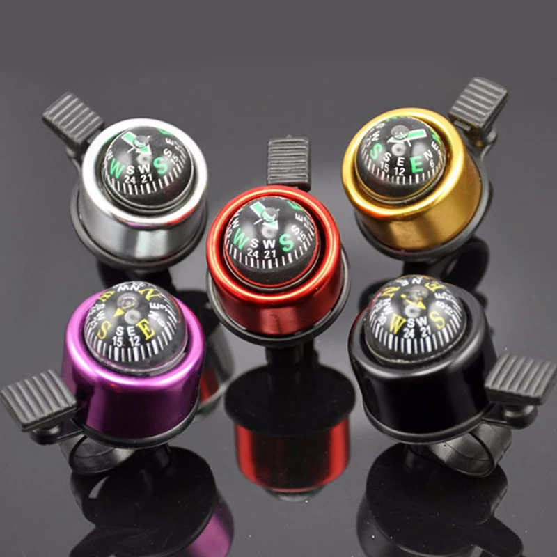 Новый многофункциональный велосипедный звонок 2 в 1 из алюминиевого сплава с