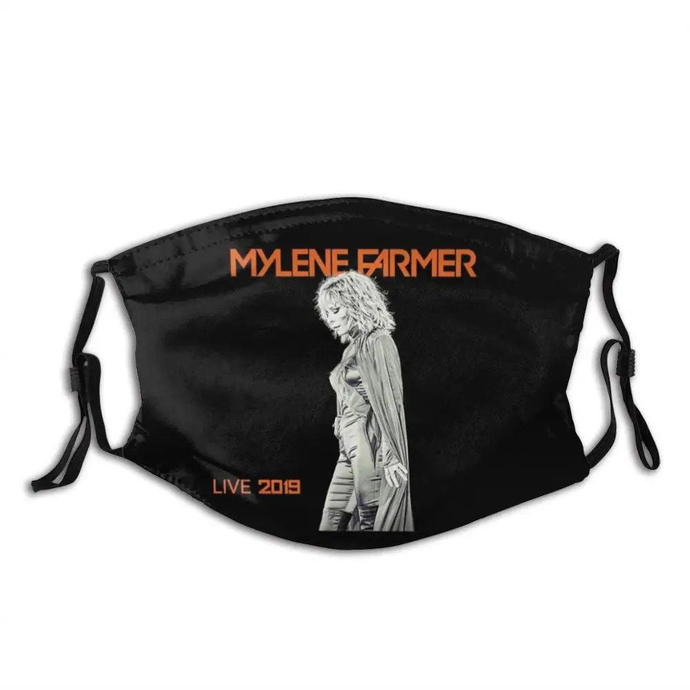 

Mylene Farmer Funny Print Reusable Pm2.5 Filter Face Mask
