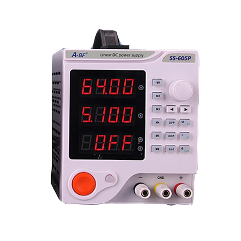 A-BF/30V5A 30V10A 60V5A Регулируемый источник питания постоянного тока переключаемый программируемый источник питания - Цвет: SS-605P
