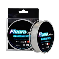 100m fluorocarbon fishing line carbon fiber leader line fly fishing line super soft line