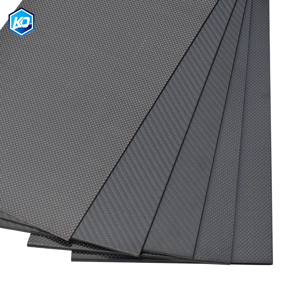 

400x500mm Twill Glossy Matt Real Carbon Fiber Plate Panel Sheet 0.25-2.5mm Composite Hardness Material Thick Reinforced Concrete