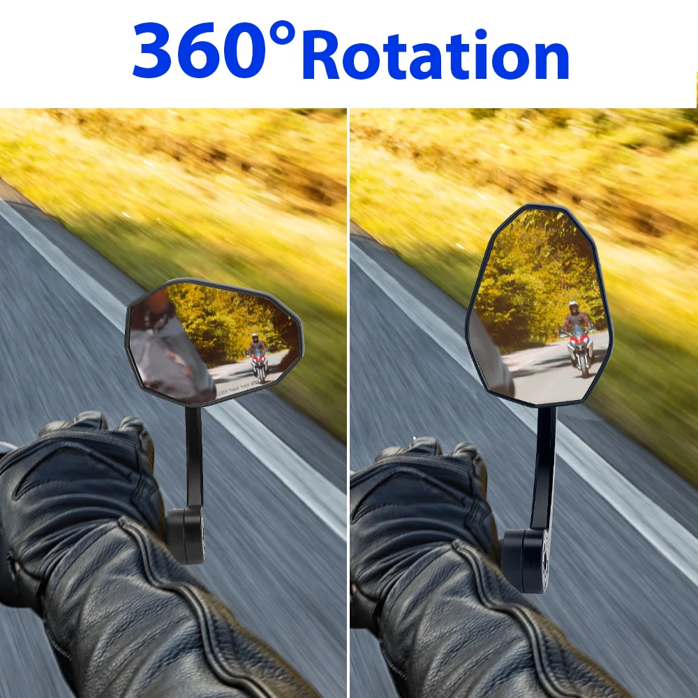 Зеркало заднего вида мотоциклетное универсальное для YAMAHA MT07 MT09 MT10 R1 R3 TMAX 530 500 XV125