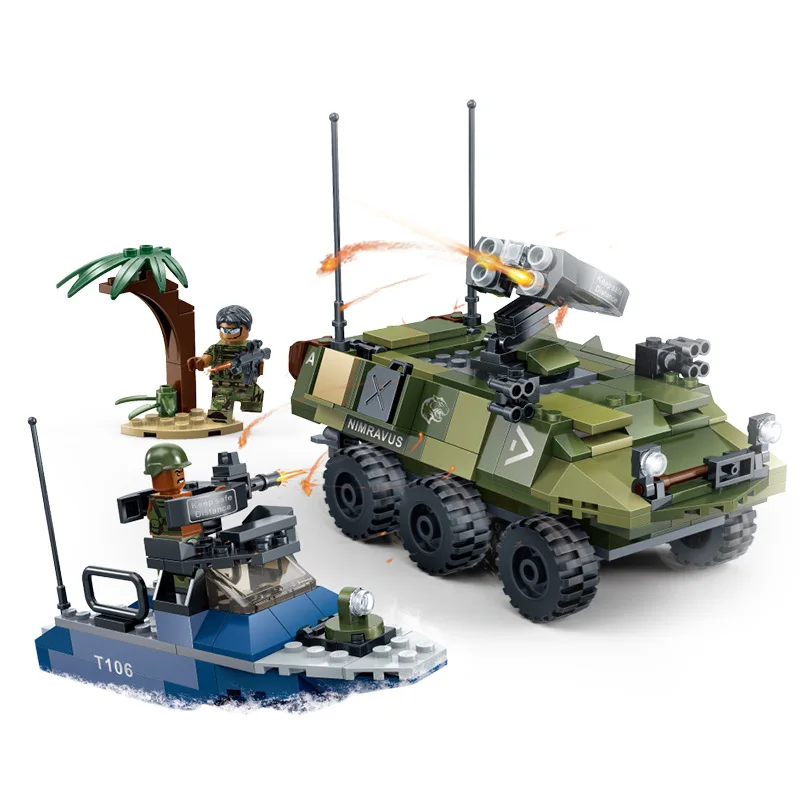 Блоки игрушки Совместимость Panzer армии блоки 2 ой мировой войны фигуры Swat модель