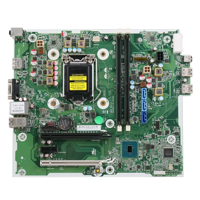 Для hp ProDesk 400 G4 MT рабочего Материнская плата 911987-601 911987-001 901010-001 аккумулятор большой емкости LGA 1151 DDR4 тестирование в целости