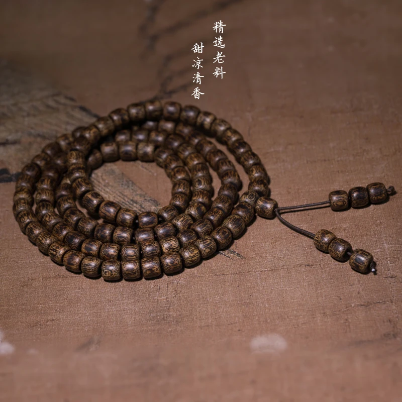 Браслеты Kalimantan agarwood 108 из натуральных бусин браслеты Hi old thymelaeaceae для женщин и