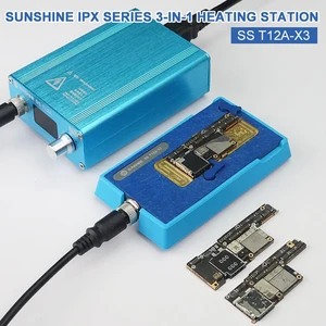SUNSHINE 3 в 1, нагревательная станция SS, для IPhone X, XS, XSMAX, PCB, ЦП, теплопоглощающая нагревательная пластина, платформа для удаления клея