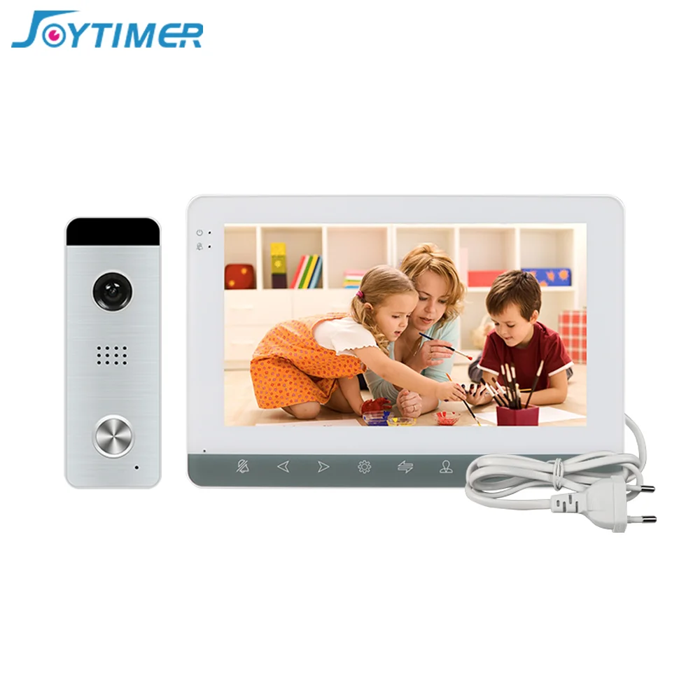 

Video Intercom Door Phone For Home 4-Wire Villa System Intercom Monitoring and Unlocking 7" Monitor HD Camera Touch Button