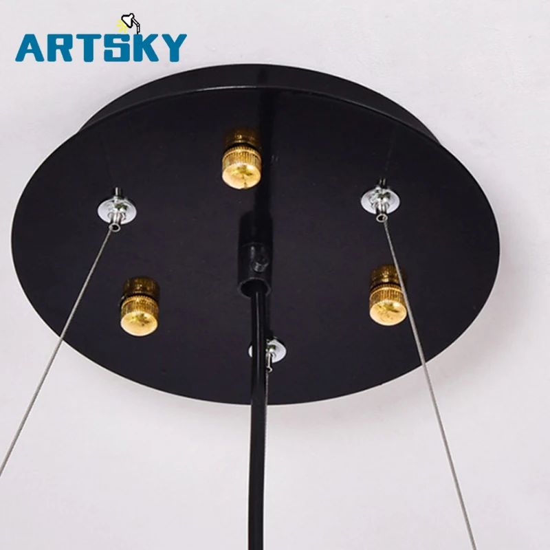 Современная креативная люстра из алюминиевого сплава в скандинавском стиле