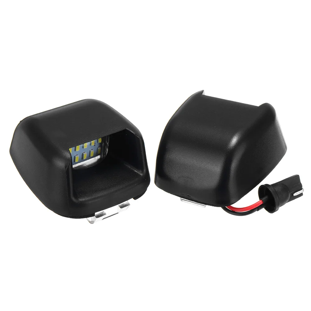 

White License Plate Light 2pcs 6500K For Nissan Set Auto Bulbs Car Lamps