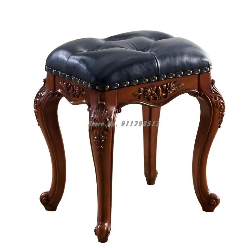 Американский высокий квадратный стул Weiyue для спальни туалетный макияжа