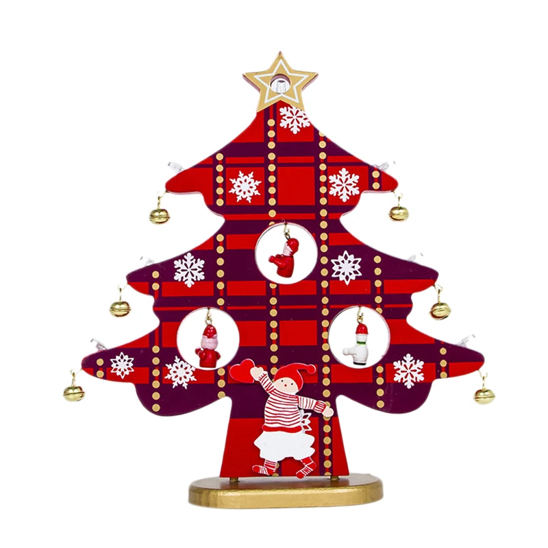 Деревянный декор для рождественских елок украшение праздника рождественская