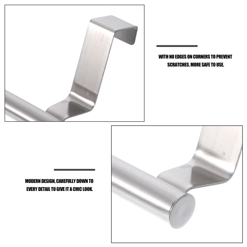 

2Pcs Stainless Steel Towel Hanger Racks Towel Holders for Bathroom Kitchen