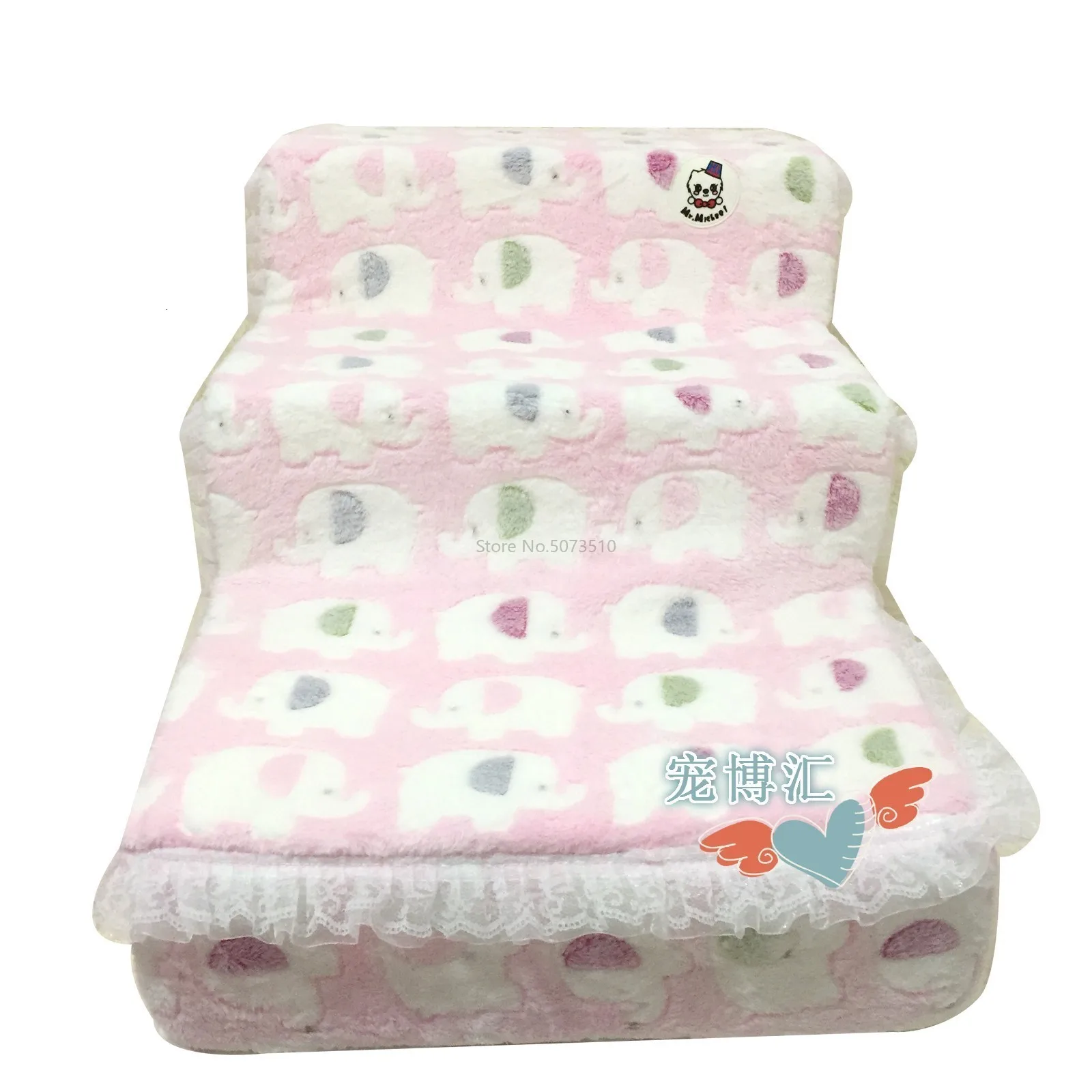 65x40x35cm Многоцелевой диван-кровать для пожилых животных, ступеньки на второй и третий этажи, четырехслойная кровать для лазания, лестница для собак - Цвет: 65x40x35cm