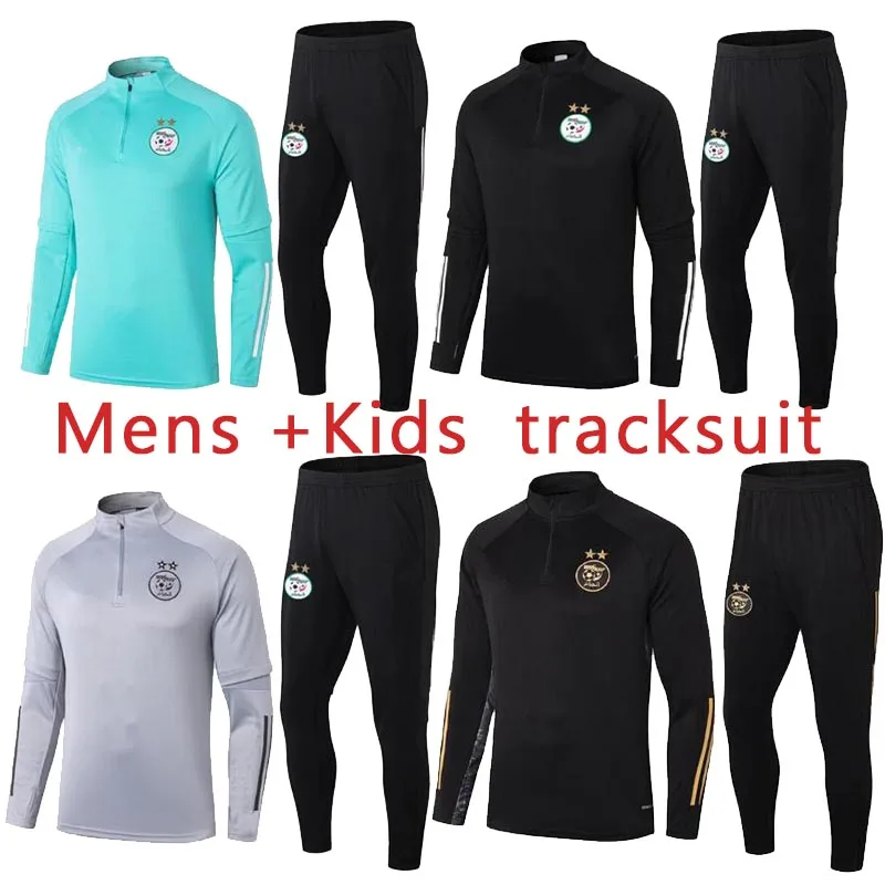 

Jerseys team soccer man + child Algerie survetement Football MAHREZ 2021 KIds + Men AlgerieSurvetements running sets