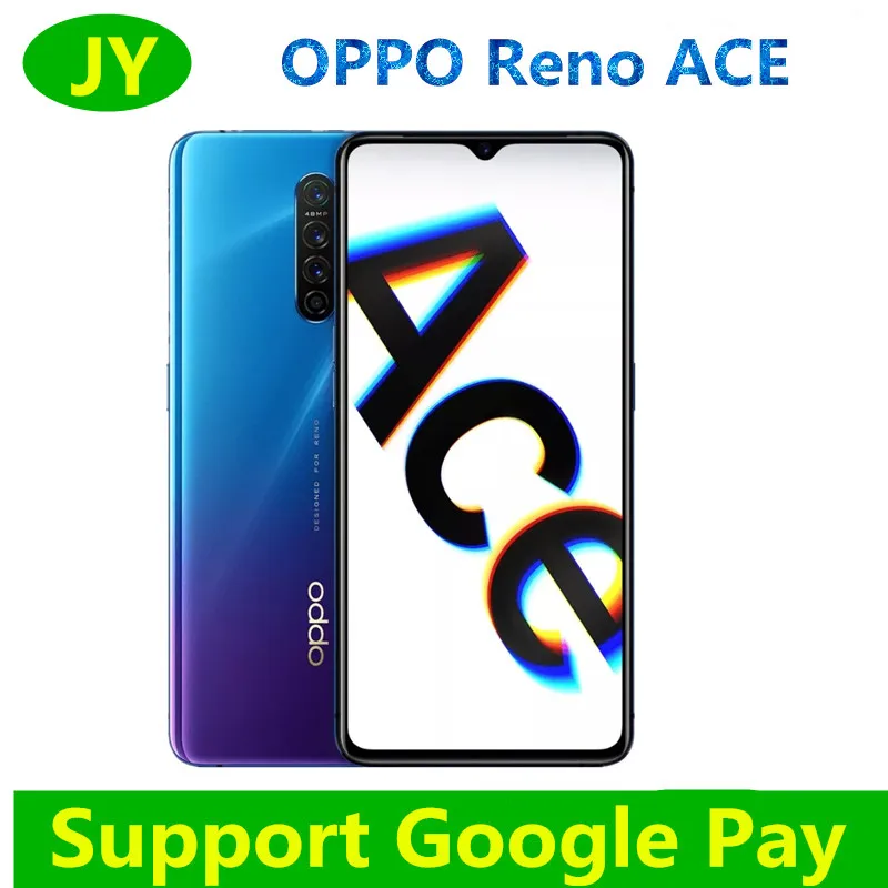 Смартфон Oppo Reno Ace 4G LTE Snapdragon 855 Plus 90 Гц AMOLED дисплей 8 Гб ОЗУ 128 ПЗУ 65 Вт Super