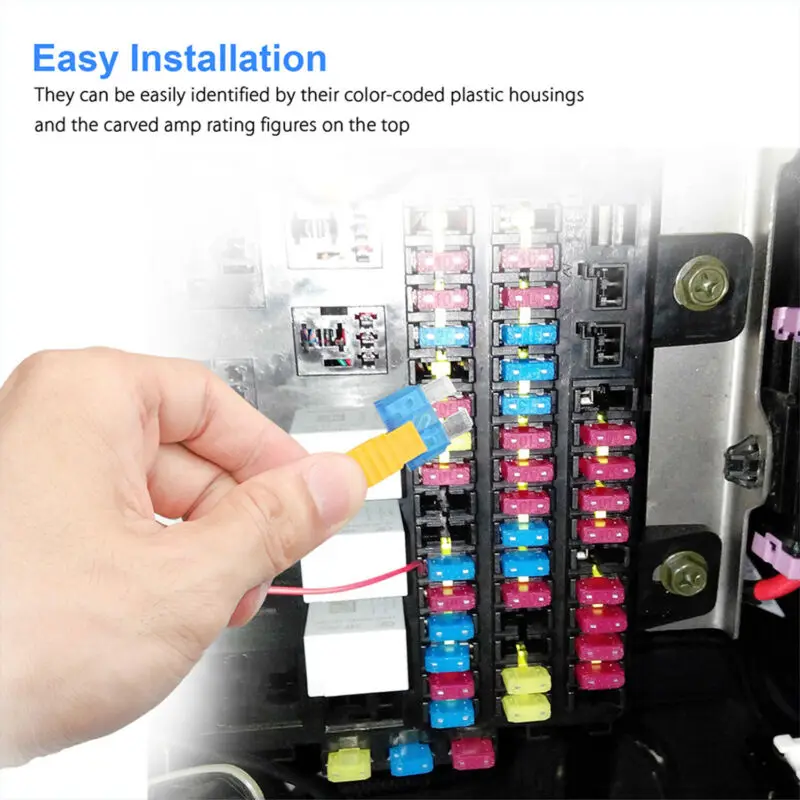

220pc Blade Fuse Assortment Auto Car Truck Motorcycle FUSES Kit ATC ATO ATM USA