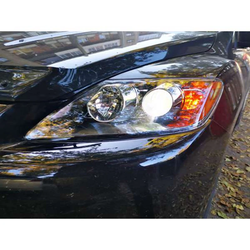 

Car Front Lamp Shade Lamp Headlight Mask Headlights Shell Lampshade Cover for Mazda CX-7 2007-2013