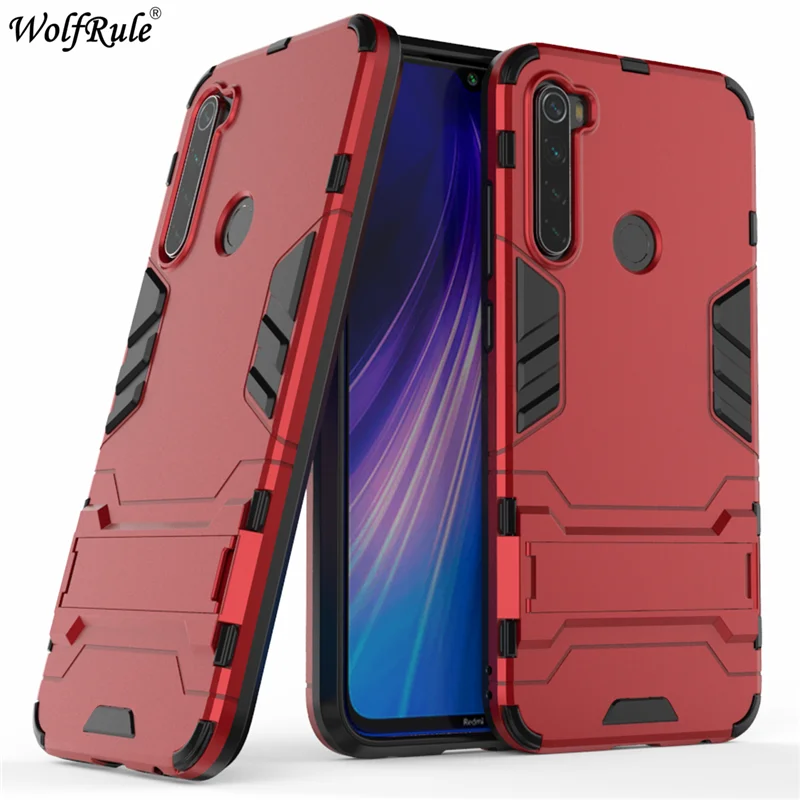 Чехол для Xiaomi Redmi Note 8 Чехол ударопрочный каучук силиконовый бронированная крышка для Xiaomi Redmi Note 8 чехол Redmi Note 8 чехол