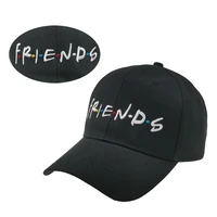 friends embroidery cotton baseball cap for women men unisex adjustable snapback hats casual outdoor hip hop caps