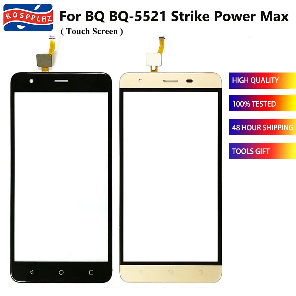 Внешний стеклянный сенсорный экран 5 дюйма для BQ 5521 BQ5521 Strike Power Max