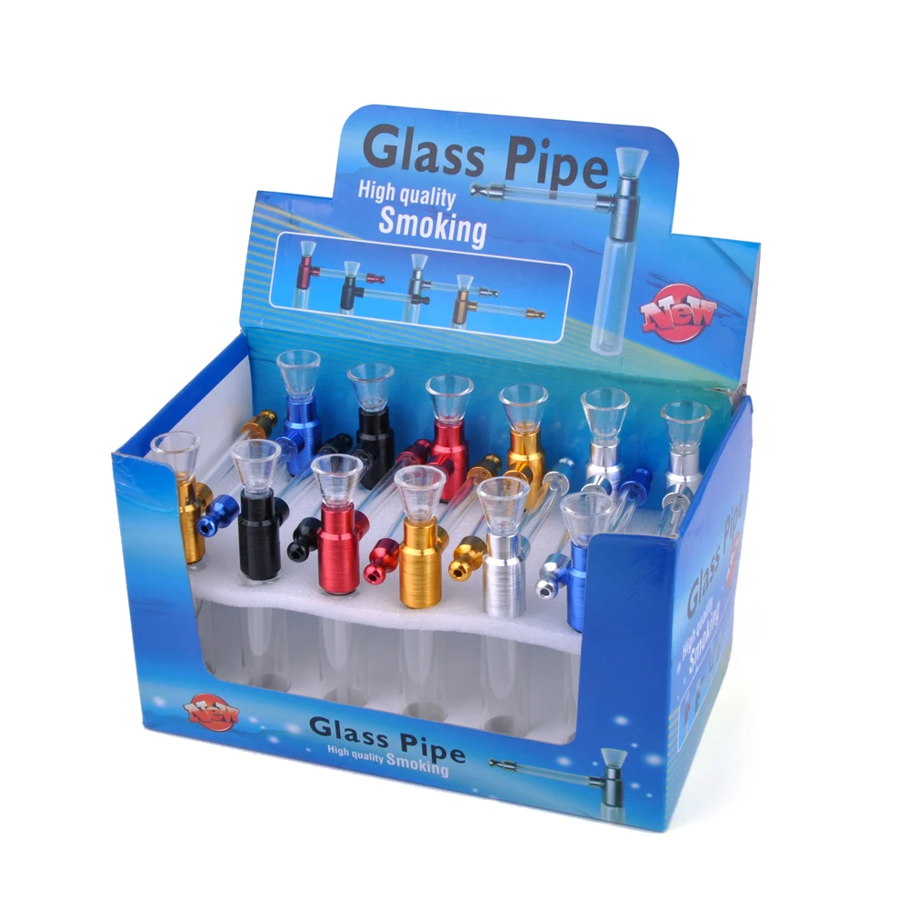 

12pcs/lot Glass Hookah Pipes for Smoking Weed Hookah Shisha Glass Hookah Set Oil Burner Glass Blunt Hookah Wind Cover