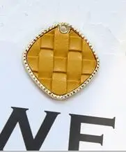 7 Стиль, 30 шт./лот, цветные украшения из искусственной кожи, геометрические, неправильные/в форме сердца, сплав, плавающие, lockt, подвески, сделай сам, ювелирные изделия, серьги, аксессуары - Окраска металла: 7