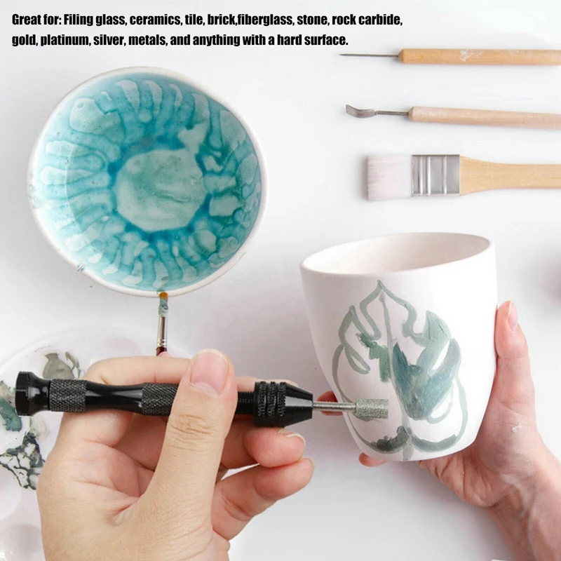 

43Pcs Diamond Grinding Set Grinding Needle Accessories Engraving Electromechanical Grinding Head Blind Grinding Head