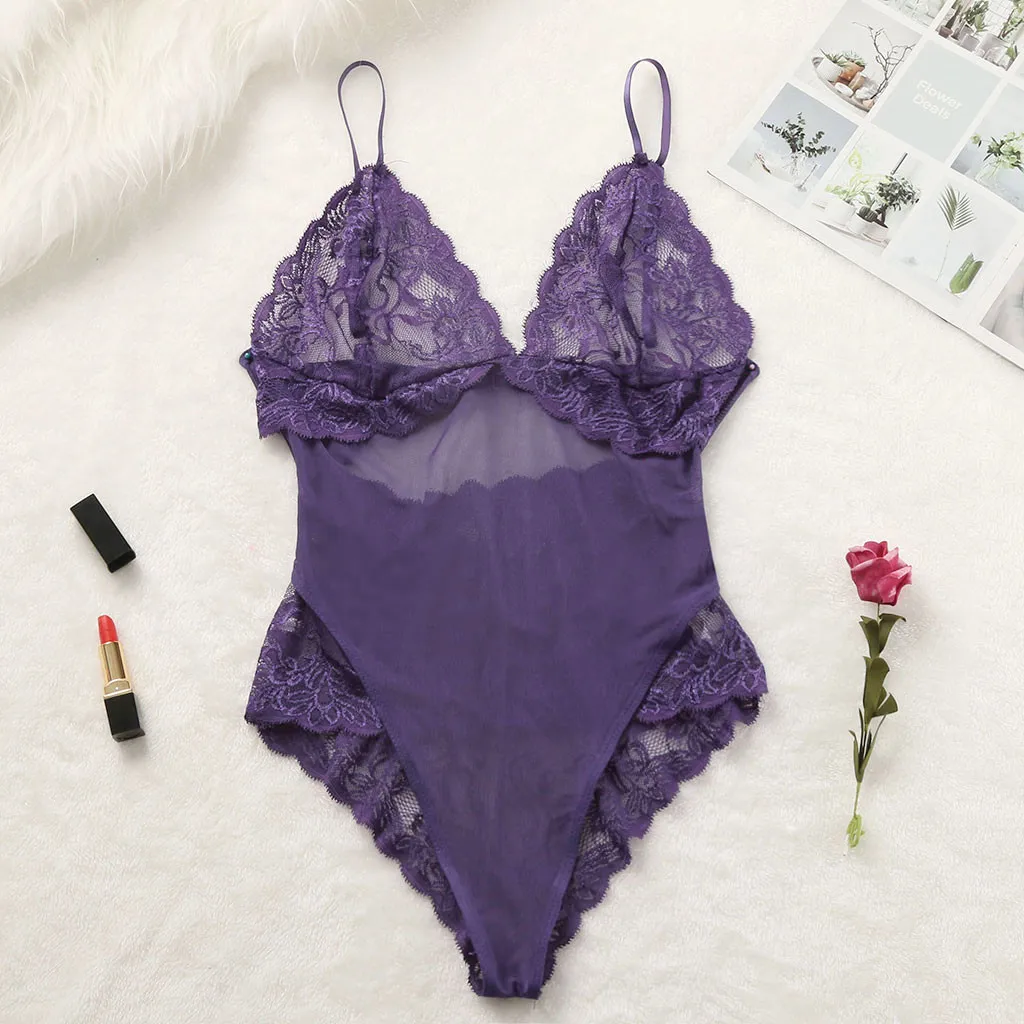 Женское кружевное ажурное сексуальное прозрачное нижнее белье для женщин