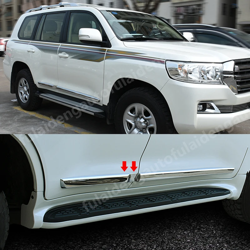 Хромированный корпус из АБС-пластика для Toyota Land Cruiser LC200 2016-2020 | Автомобили и