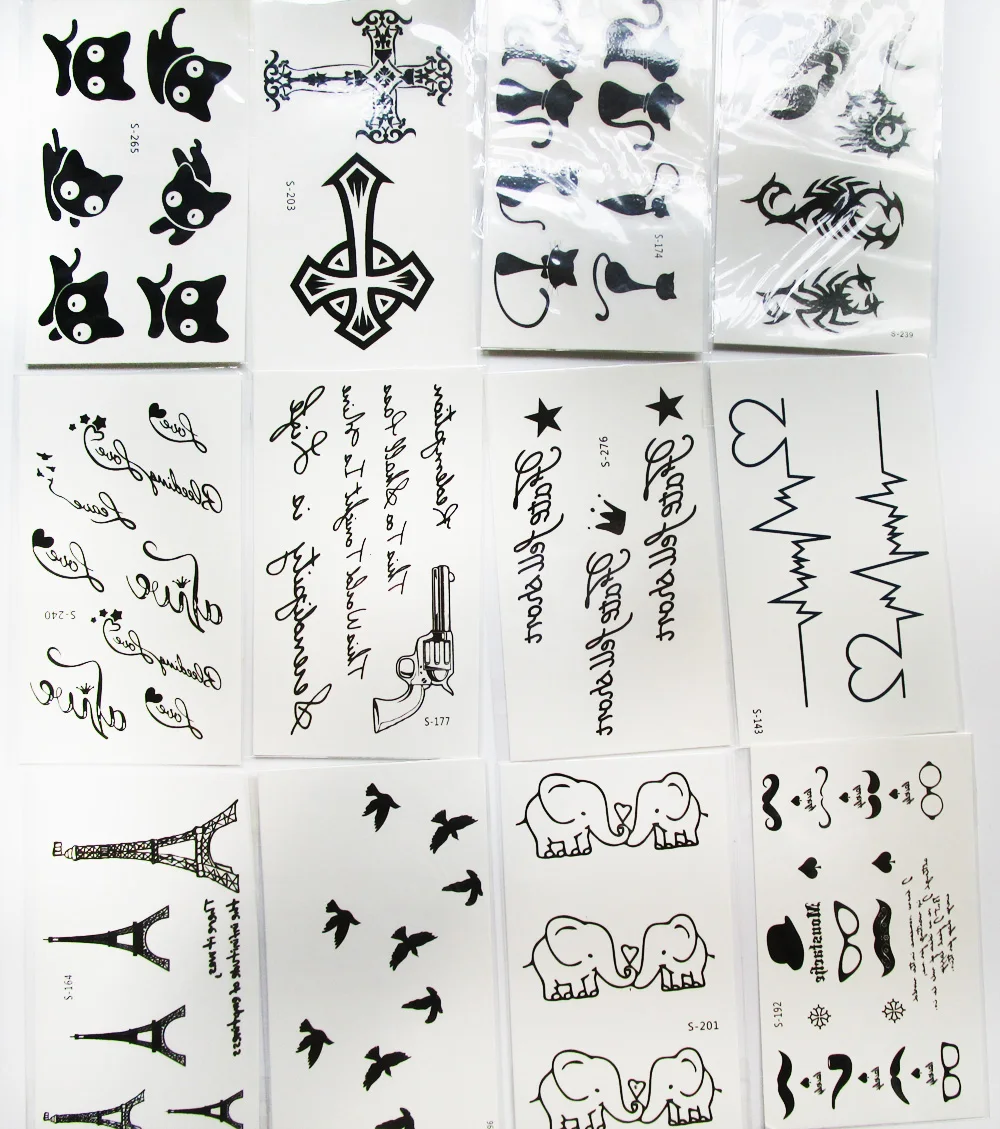 30 шт. временные тату наклейки на Хэллоуин|Временные тату| |