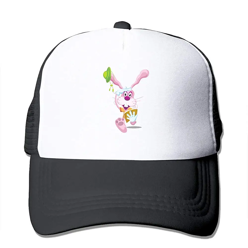 Мультфильм кролик Защита от солнца регулируемые шапки охлаждения сетки шляпа