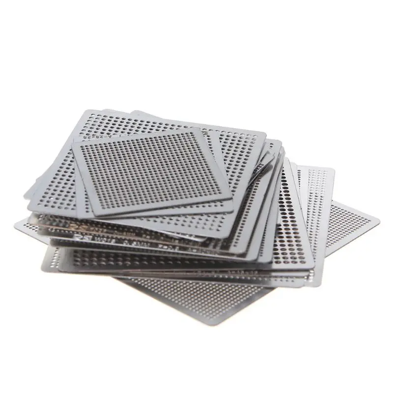 

36Pcs/set BGA Reballing Stencils Universal Steel Stencil for SMT SMD Motherboard Dropshipping